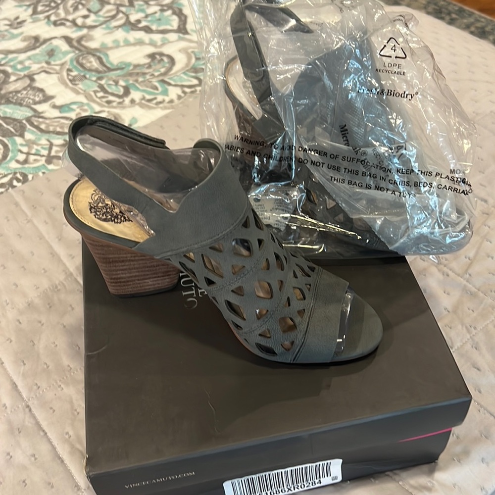Vince Camaro stacked heel sandals